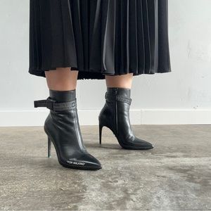 Off-white Virgil Abloh black for walking bootie